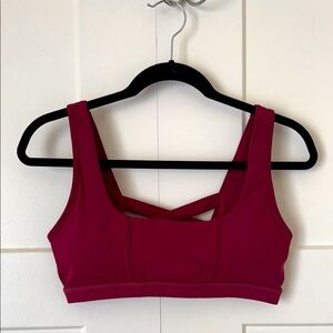 Popflex Active corset bra crimson | NWOT